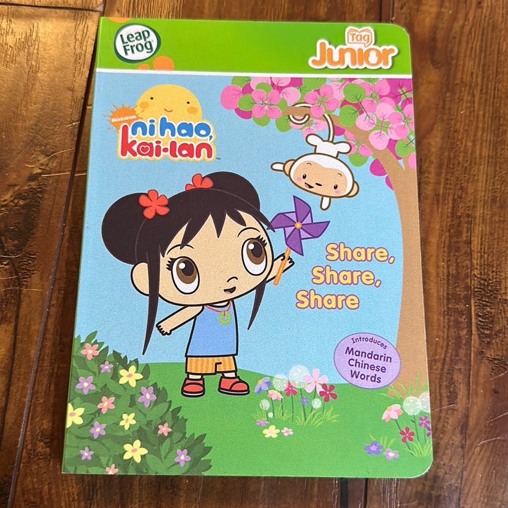LeapFrog Tag Junior Ni Hao Kai-Lan Share Share Share Mandarin Chinese Book